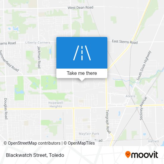 Mapa de Blackwatch Street