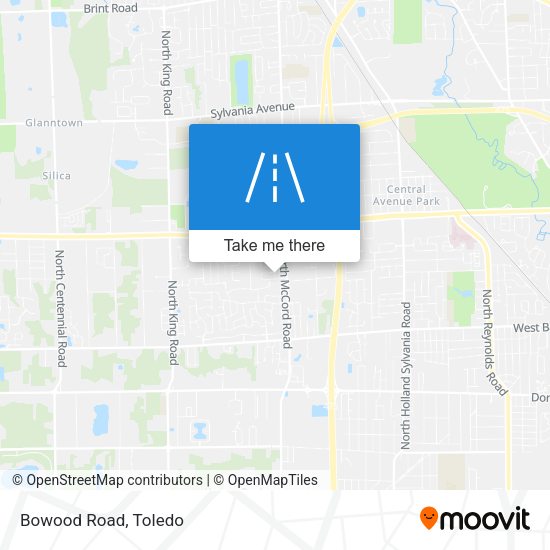 Mapa de Bowood Road