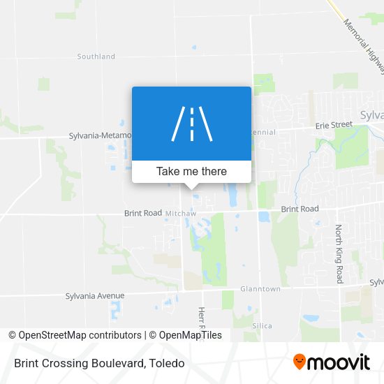 Brint Crossing Boulevard map