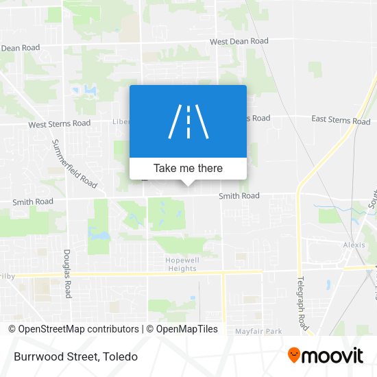 Mapa de Burrwood Street