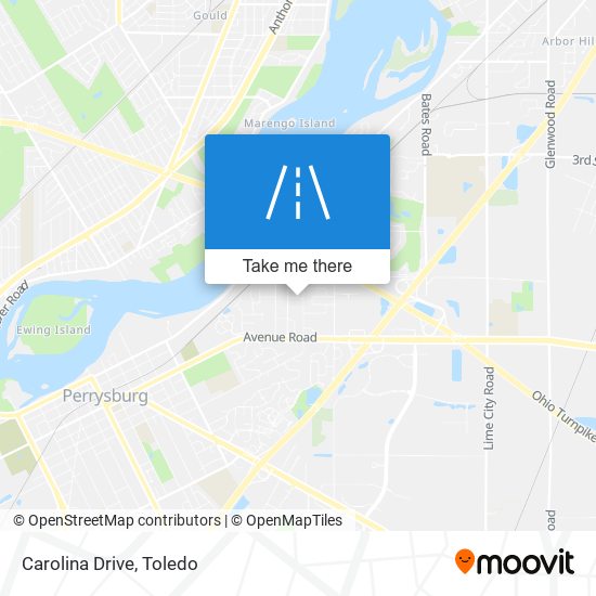 Carolina Drive map