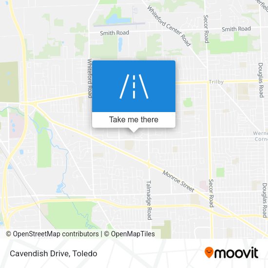 Mapa de Cavendish Drive