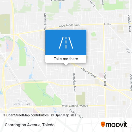 Charrington Avenue map