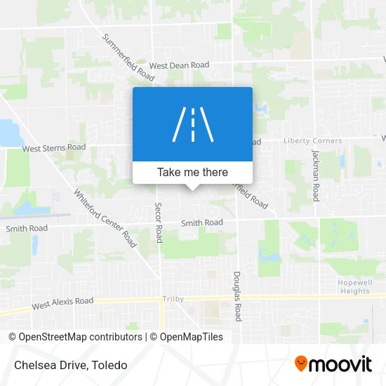 Mapa de Chelsea Drive