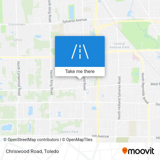 Mapa de Chriswood Road