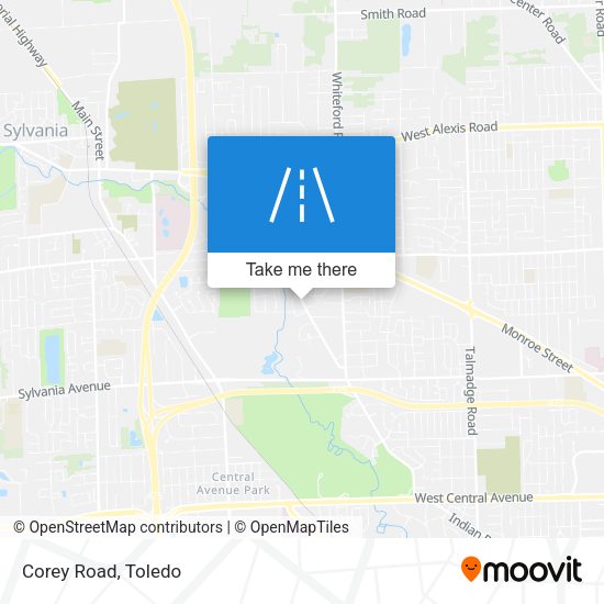 Mapa de Corey Road