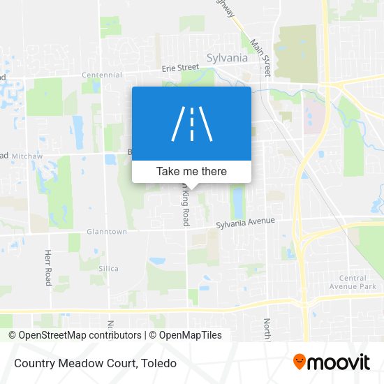 Country Meadow Court map