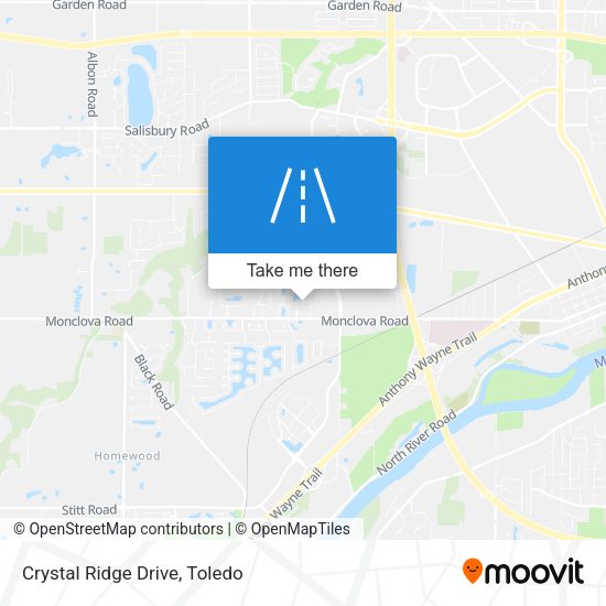 Crystal Ridge Drive map