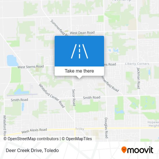 Deer Creek Drive map