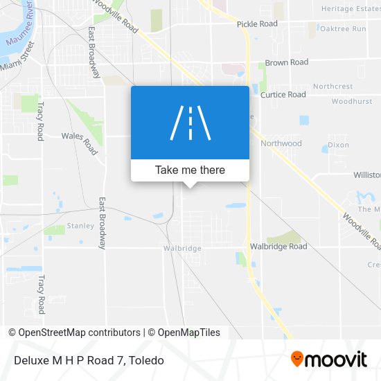 Deluxe M H P Road 7 map