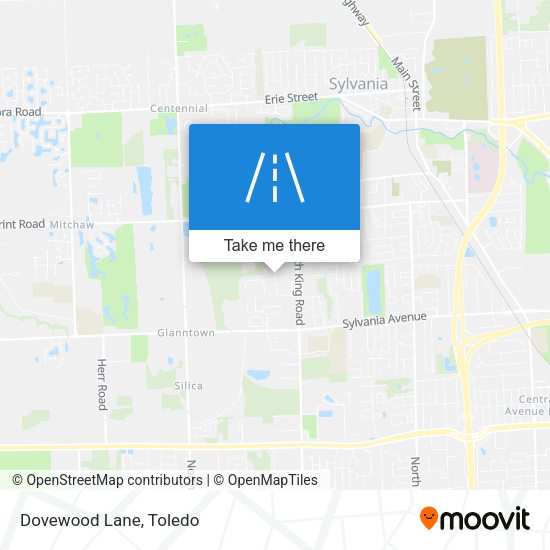 Mapa de Dovewood Lane