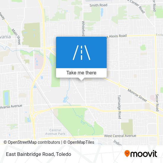 Mapa de East Bainbridge Road