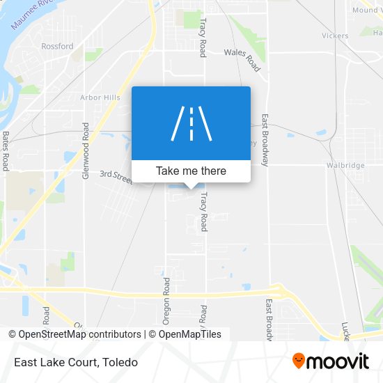 Mapa de East Lake Court