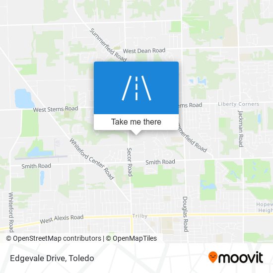 Edgevale Drive map