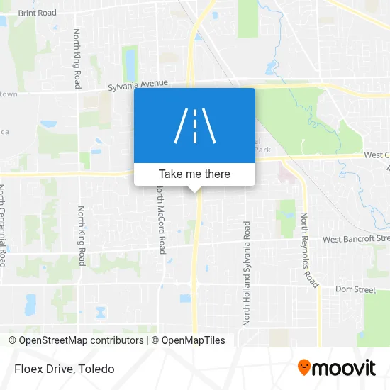 Floex Drive map