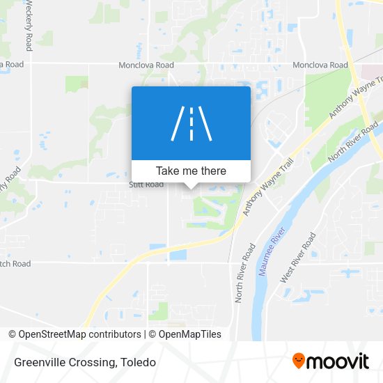 Mapa de Greenville Crossing