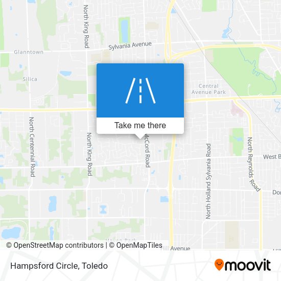 Mapa de Hampsford Circle