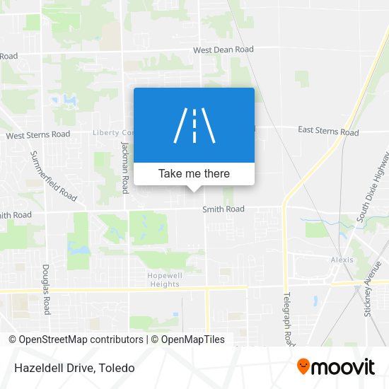 Mapa de Hazeldell Drive