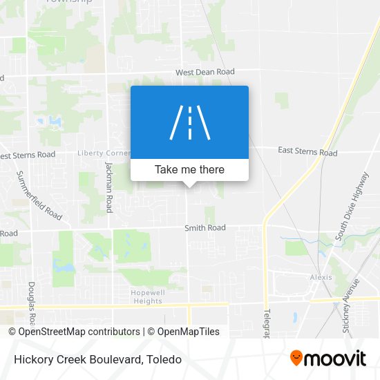 Mapa de Hickory Creek Boulevard