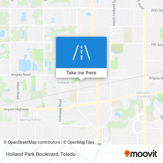 Holland Park Boulevard map