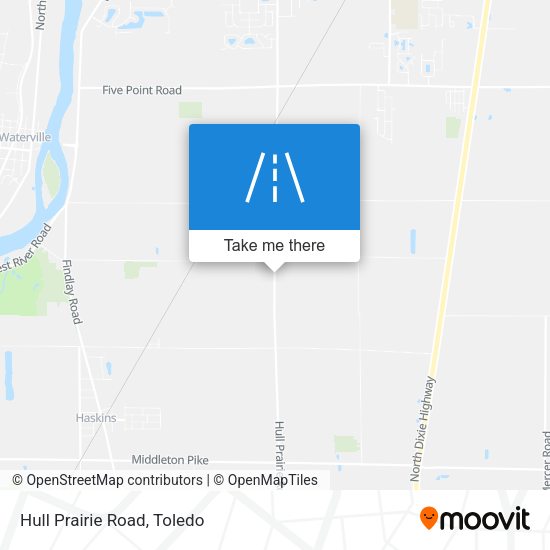 Mapa de Hull Prairie Road