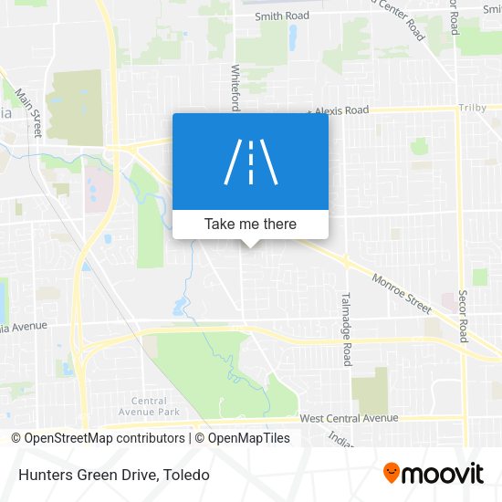 Hunters Green Drive map