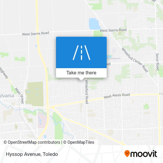 Mapa de Hyssop Avenue