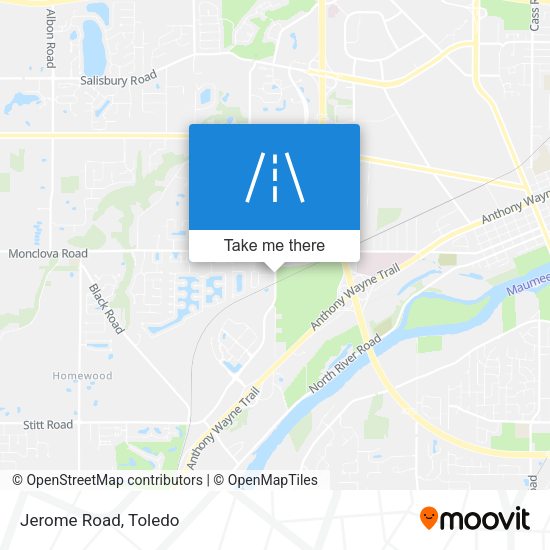 Mapa de Jerome Road
