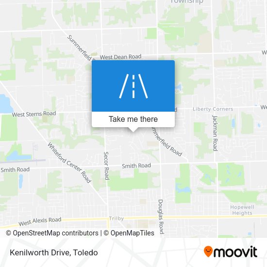 Kenilworth Drive map