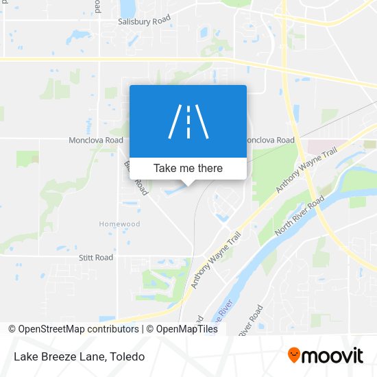 Mapa de Lake Breeze Lane