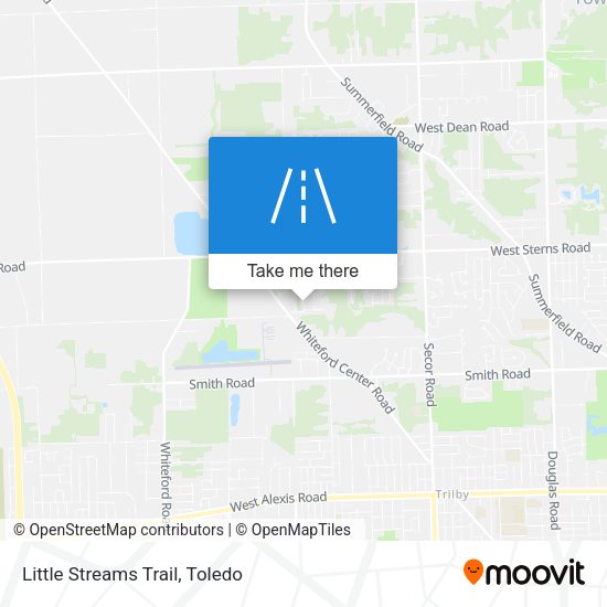 Little Streams Trail map