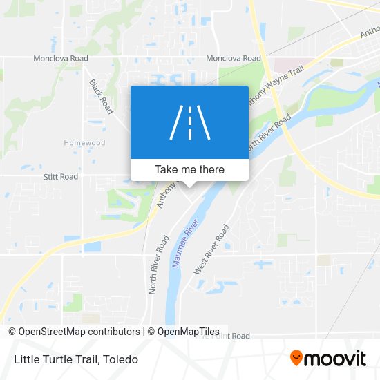 Mapa de Little Turtle Trail