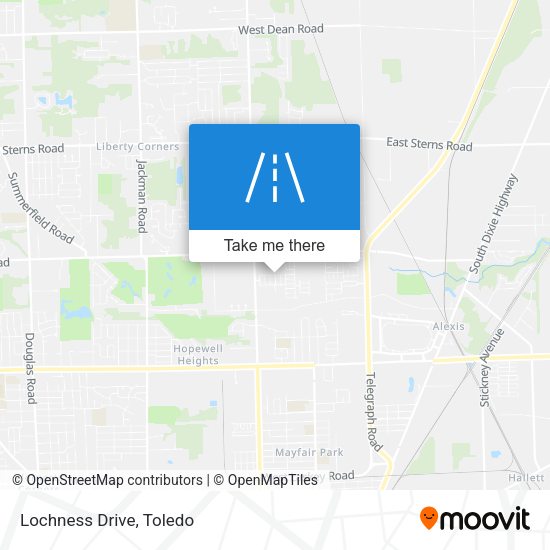 Mapa de Lochness Drive
