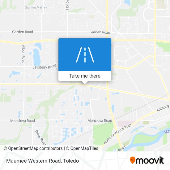 Maumee-Western Road map