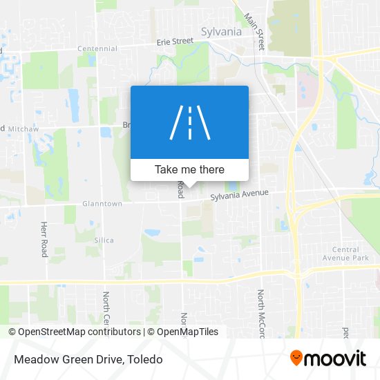 Meadow Green Drive map