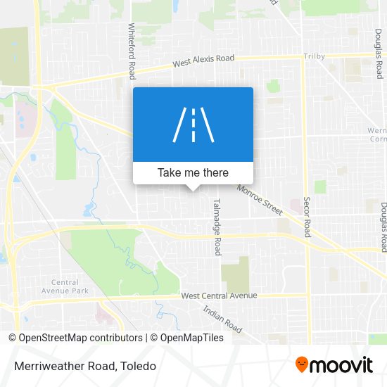 Mapa de Merriweather Road