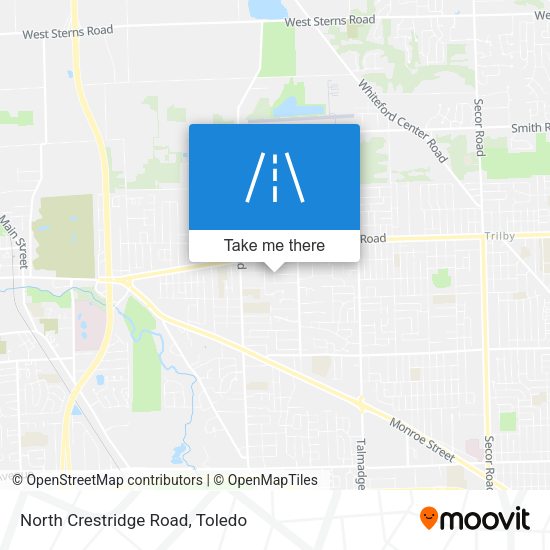 Mapa de North Crestridge Road