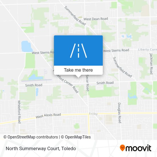 Mapa de North Summerway Court