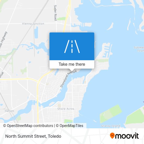 North Summit Street map