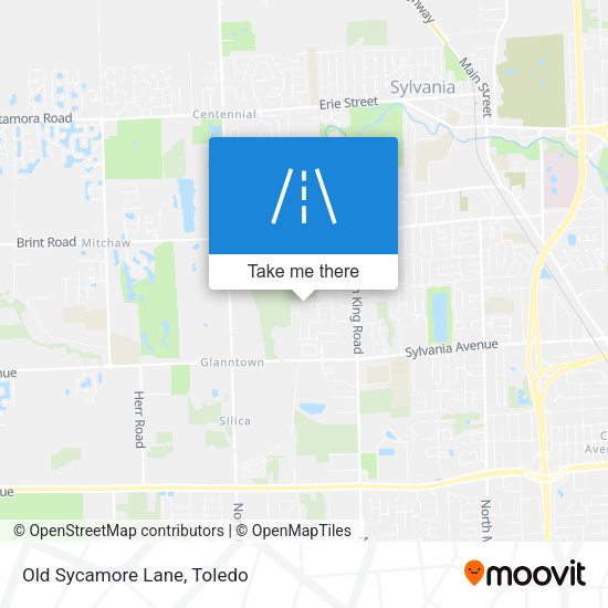 Mapa de Old Sycamore Lane