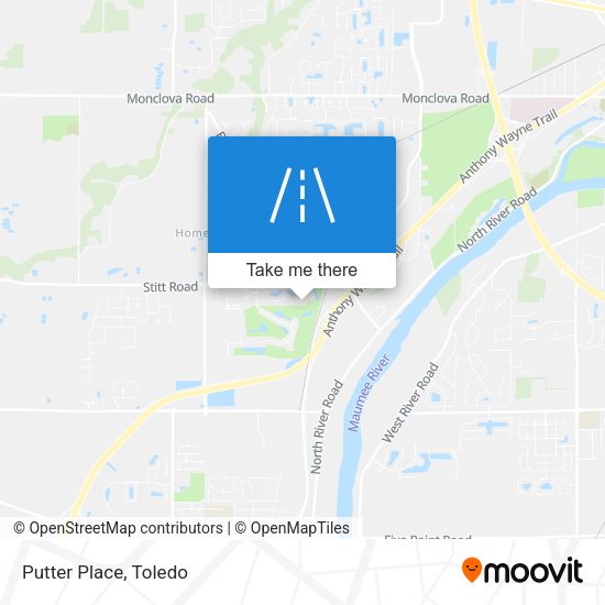 Mapa de Putter Place