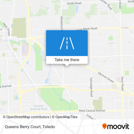 Mapa de Queens Berry Court