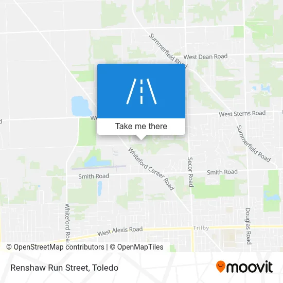 Renshaw Run Street map