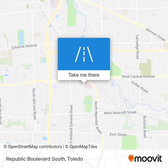 Mapa de Republic Boulevard South