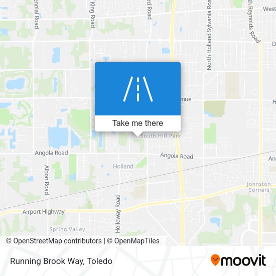 Mapa de Running Brook Way
