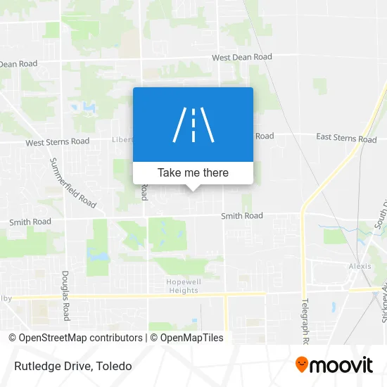 Rutledge Drive map