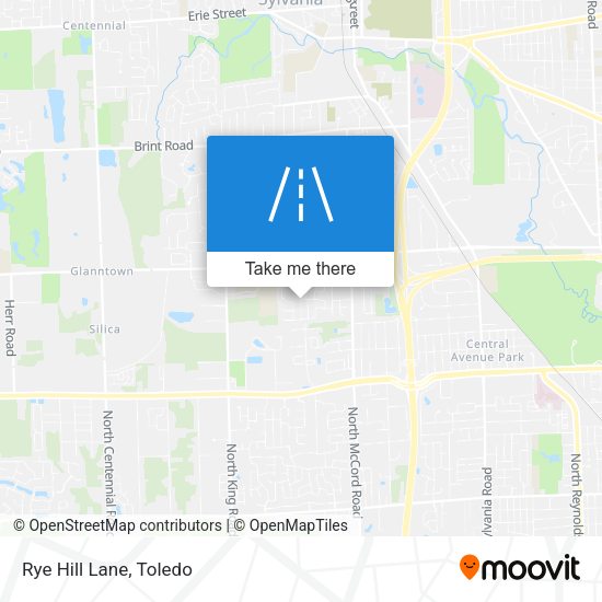 Mapa de Rye Hill Lane