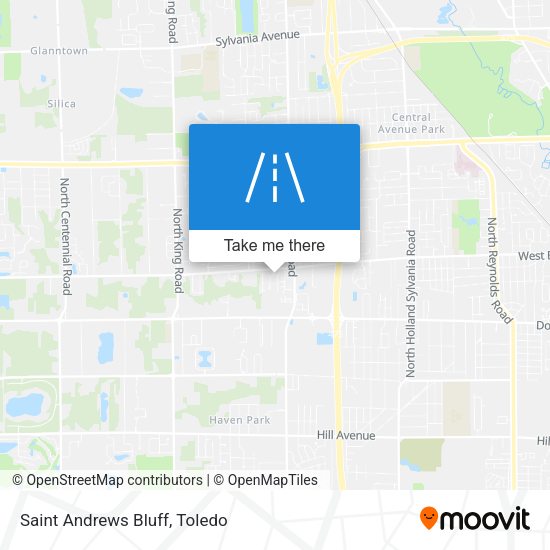 Saint Andrews Bluff map