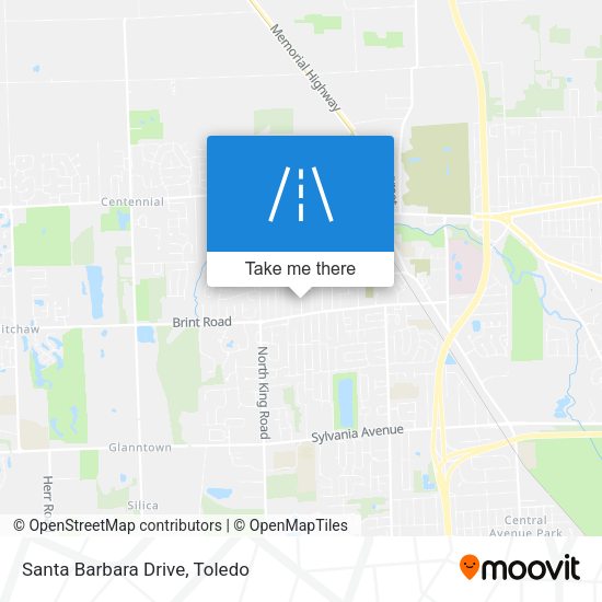 Santa Barbara Drive map