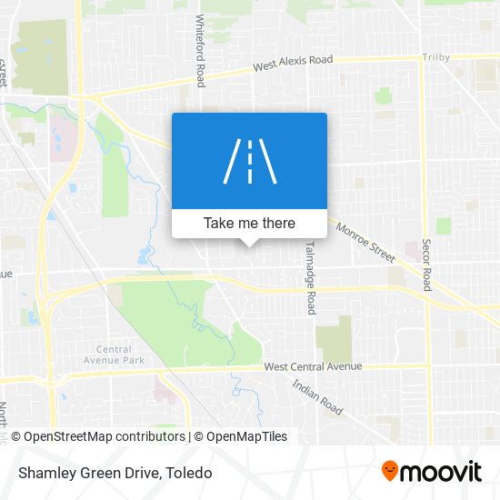 Shamley Green Drive map